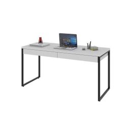 Mesa para Escritório Diretor Estilo Industrial 1,50x0,60 com 2 Gavetas Snow - 2