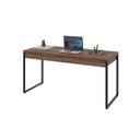 Ver imagem 2 de Mesa para Escritório Diretor Estilo Industrial 1,50x0,60 com 2 Gavetas Nogal