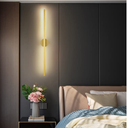 Ver imagem 4 de Luminária Arandela 80cm Parede 24 Watts Barra Led Tubo 3 Cores Multitemperatura Gimpo Ab80:dourado