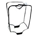 Ver imagem 1 de Kit 3 Capas Plásticas Transparente para Mala de Viagem P M G