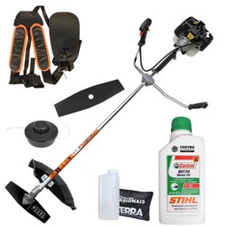 Roçadeira com Óleo Stihl Grh520 Terra 52cc 2,5hp Cor Preto - 1