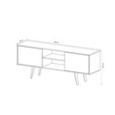Ver imagem 6 de Rack para TV de até 42 com 2 Portas - Natural/Palha