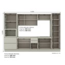 Ver imagem 4 de Cozinha Compacta 7 Peças 100% MDF Fineze Henn Areio