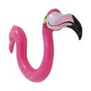 Ver imagem 2 de Boia Inflável Flutuador Flamingo Praia Piscina 126x77cm Bel