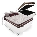Ver imagem 2 de Box com Baú Casal + Colchão de Molas Superlastic Casal - Anjos 138x188x64:branco