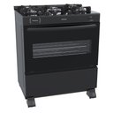Ver imagem 1 de FOGAO 5 BOCAS VENAX A GAS PICASSO VITREO PRETO FOSCO GAS GLP