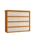 Ver imagem 2 de Gaveteiro Tarsila 100% Mdf Ripado 8 Gavetas - Cinamomo Off White - Madetec