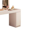 Ver imagem 4 de Escrivaninha Penteadeira Camarim Mesa de Maquiagem com Espelho Love Branco/cinamomo Mel - Mabe Magaz