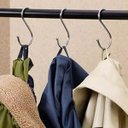 Ver imagem 3 de Kit 10 Ganchos Tipo S Aço Inox Utensílios Barra Suporte Cozinha