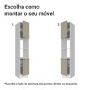 Ver imagem 4 de Paneleiro 40 cm 2 Portas e 2 Nichos Branco/Crema Vik Madesa