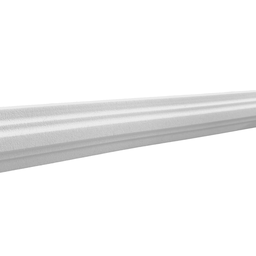 Boiserie Moldura Rodameio Eva Autocolante Flexível Halley 4cmx1,5cm 5 Metros - Branco - 2