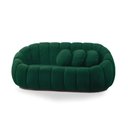 Ver imagem 6 de Sofá 2 Lugares com Poltrona Orgânica Fixa Cloud Bouclê Verde E03 - D’Rossi