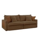 Ver imagem 2 de Sofá Dallas Veludo Dois Módulos de 80cm B15 Meu Sofá Online B016 Veludo Marrom