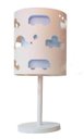 Ver imagem 1 de Abajur Infantil Carrinhos Base Branca 20x41 Azul Bebê