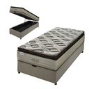Ver imagem 1 de Cama Box Baú Solteiro Americano Molas Ensacadas Comfort Pillow Fabrispuma 96x203cm