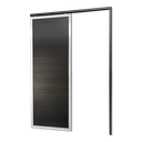 Ver imagem 1 de Porta de Correr Suspensa Lambril Dir L.25 Mix Preta 210x80 Brimak