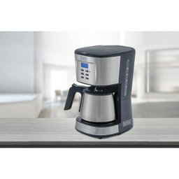 Cafeteira Elétrica Programável CM300G 30 Cafés com Jarra em Inox - Gourmand Gris - Black+Decker:110V - 3