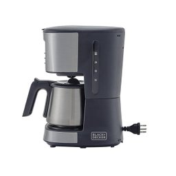 Cafeteira Elétrica Programável CM300G 30 Cafés com Jarra em Inox - Gourmand Gris - Black+Decker:110V - 4