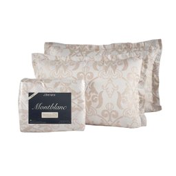 Kit Colcha Cobre Leito Casal 3pç Montblanc Imperial Natural - 2