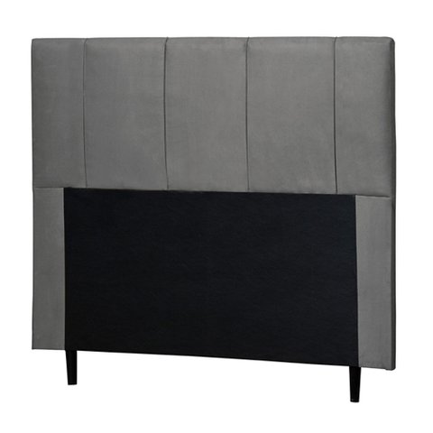 Cabeceira Cama Box Casal Queen Donna 160cm Suede Cinza - Abmaza