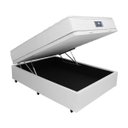 Ver imagem 1 de Cama Box Baú com Colchão Casal Mola Simmons Portland - 138x188