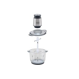 Miniprocessador MP300G com Tigela de Vidro - Gourmand Gris - Black+Decker:110V - 4