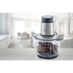 Miniprocessador MP300G com Tigela de Vidro - Gourmand Gris - Black+Decker:110V - 2