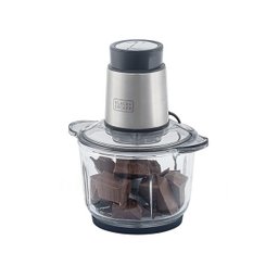Miniprocessador MP300G com Tigela de Vidro - Gourmand Gris - Black+Decker:110V - 8