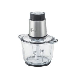 Miniprocessador MP300G com Tigela de Vidro - Gourmand Gris - Black+Decker:110V - 3