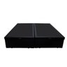 Base Cama Box Baú Bipartido King Suede Preto 42x193x203 Rc Sono Leve - 2