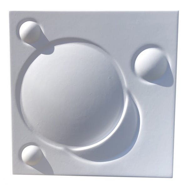 Forma Gesso/Cimento 3D ABS - Eclipse - 2