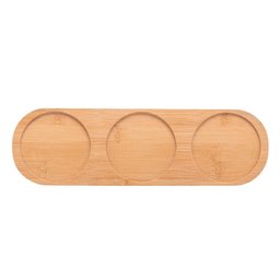 3 Petisqueiras com Bandeja Lyor de Ceramica 32cm x 10cm - 2