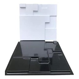 Forma Gesso/Cimento 3D ABS - Mosaico Liso 33x33 - 1