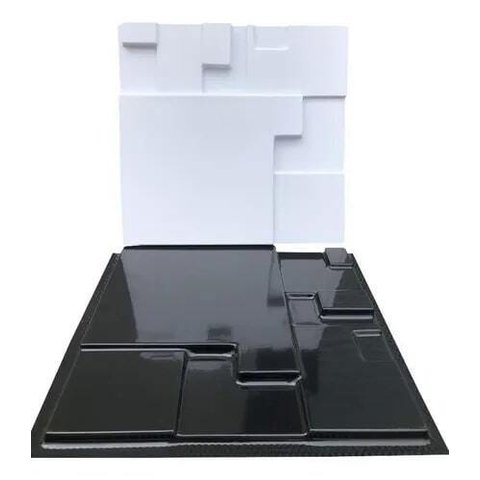 Forma Gesso/Cimento 3D ABS - Mosaico Liso 33x33