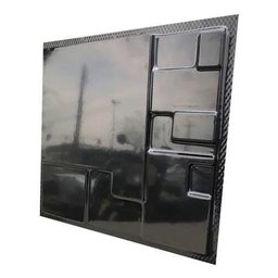 Forma Gesso/Cimento 3D ABS - Mosaico Liso 33x33 - 3