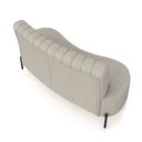Ver imagem 7 de Sofá Living Decorativo 2 Lugares 1,35m Katara Pés de Ferro Bouclê Cinza G33 - Gran Belo
