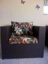 Ver imagem 3 de Conjunto de Sofá de 5 Lugares em Fibra Sintética + Mesa com Puff