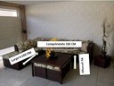Ver imagem 3 de Conjunto de Sofá de 7 Lugares em Fibra Sintética + Mesa com Puff