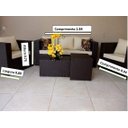 Ver imagem 4 de Conjunto de Sofá de 5 Lugares em Fibra Sintética