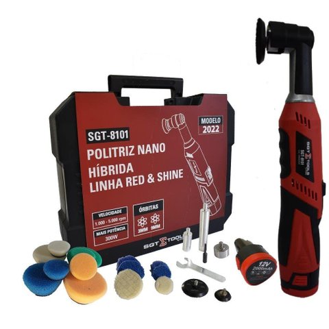 Politriz Nano Híbrida 12v 300w Sgt-8101 Sigma