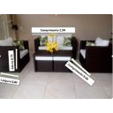 Ver imagem 4 de Conjunto de Sofá de 4 Lugares em Fibra Sintética + Mesa com Puff