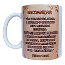 Ver imagem 1 de CANECA BRANCA DE CERÂMICA RESINADA (RECOMEÇAR)