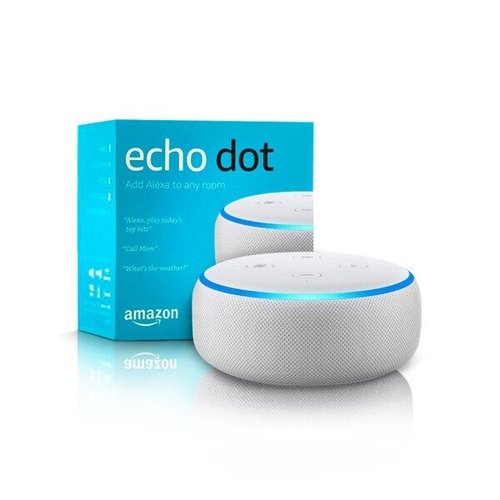 Smart Speaker  Alexa Echo Dot 3 Branca - Peg do Brasil