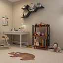 Ver imagem 4 de Nicho Organizador de Brinquedos para Quarto Infantil ou Brinquedoteca - Preto com Nature