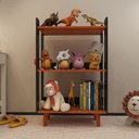 Ver imagem 6 de Nicho Organizador de Brinquedos para Quarto Infantil ou Brinquedoteca - Preto com Nature