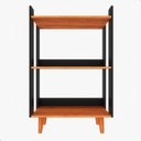 Ver imagem 3 de Nicho Organizador de Brinquedos para Quarto Infantil ou Brinquedoteca - Preto com Nature