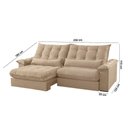 Ver imagem 5 de Sofá Classic Linho 02 Módulos 100 Cm B25 Meu Sofá Online A226 Linho Bege