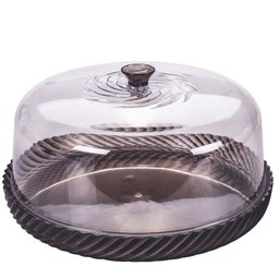 Boleira de Plástico Com Tampa Cristal Twist Plasutil ref.15506 - 1