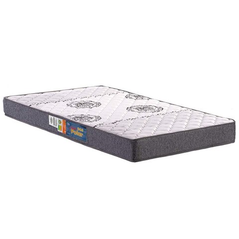 Colchao Solteiro D45 Perola Cinza 88x188x17