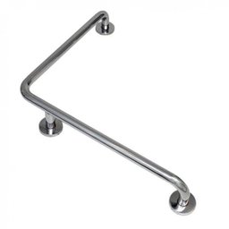 Barra de Apoio em L para Box 66,8cm em Inox Polido Geris - 1